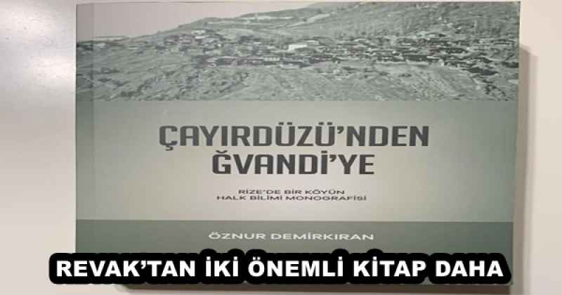 REVAK’TAN İKİ ÖNEMLİ KİTAP DAHA