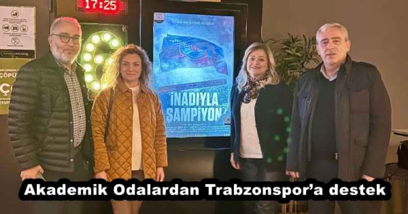 Akademik Odalardan Trabzonspor’a destek