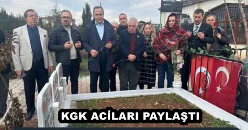 KGK ACİLARI PAYLAŞTI