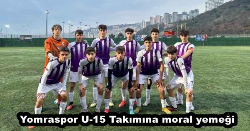 Yomraspor U-15 Takımına moral yemeği