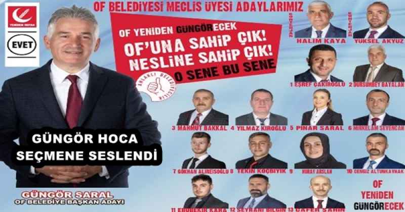 GÜNGÖR HOCA SEÇMENE SESLENDİ