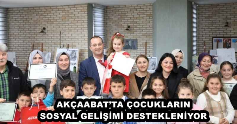 AKÇAABAT’TA ÇOCUKLARIN SOSYAL GELİŞİMİ DESTEKLENİYOR