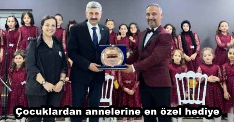 Çocuklardan annelerine en özel hediye