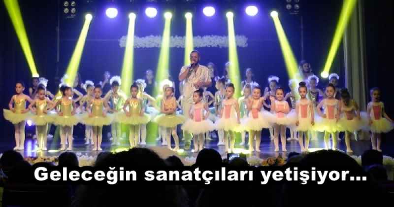 Geleceğin sanatçıları yetişiyor…