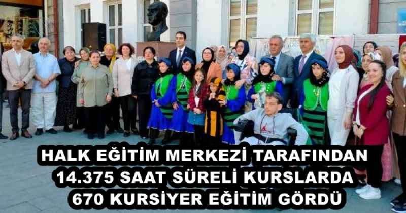 HAYAT BOYU ÖĞRENME HAFTASINDA İKİZDERE’DE AÇILAN SERGİ İLGİ ÇEKTİ