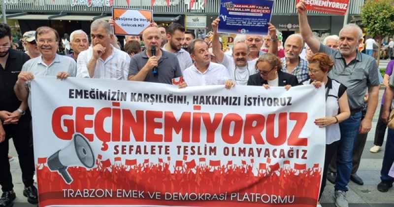 Yoksulluğa, Sefalete Teslim Olmayacağız! Emeğimizin Karşılığını, Hakkımızı İstiyoruz!
