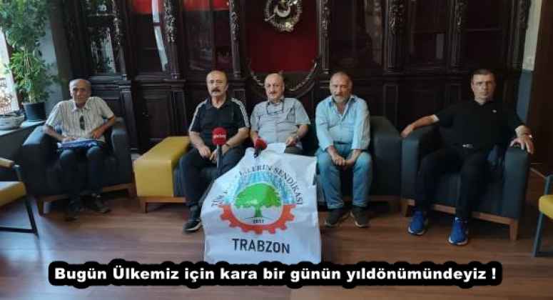 Bugün Ülkemiz için kara bir günün yıldönümündeyiz !