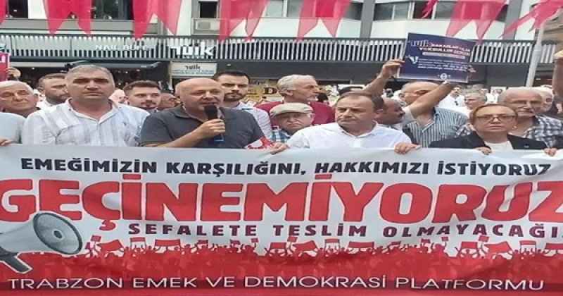 “ASGARİ ÜCRET, AZAMİ SEFALET! KABUL EDİLEMEZ!”