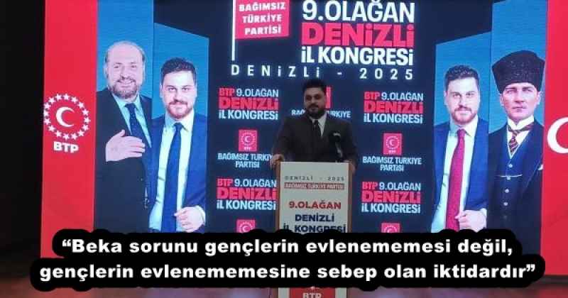“Beka sorunu gençlerin evlenememesi değil, gençlerin evlenememesine sebep olan iktidardır”