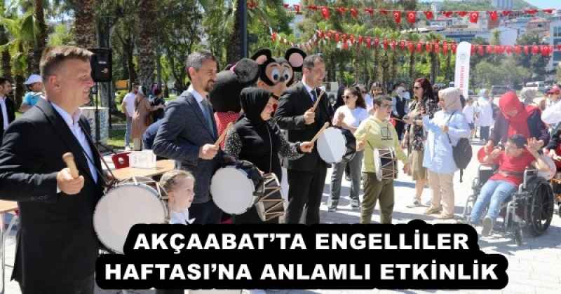 AKÇAABATTA ENGELLİLER HAFTASINA ANLAMLI ETKİNLİK