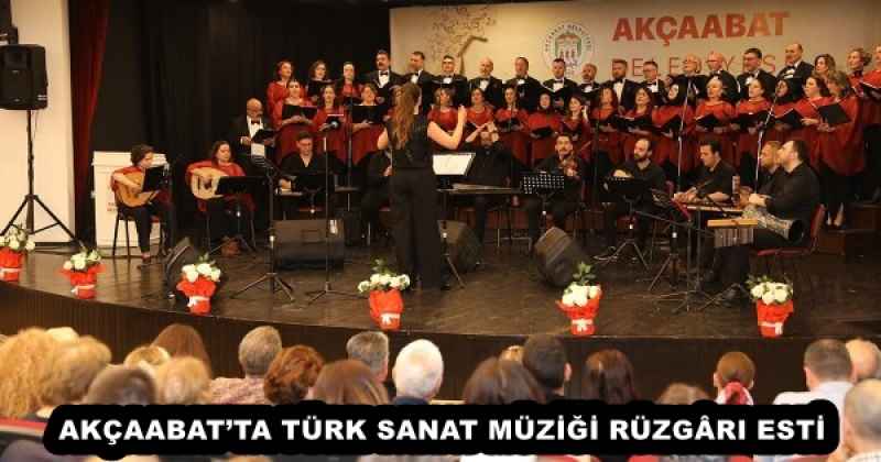 AKÇAABAT’TA TÜRK SANAT MÜZİĞİ RÜZGÂRI ESTİ