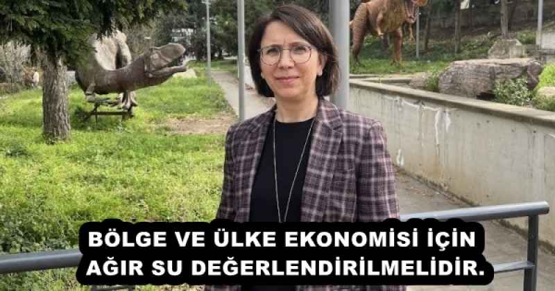 BÖLGE VE ÜLKE EKONOMİSİ İÇİN AĞIR SU DEĞERLENDİRİLMELİDİR.