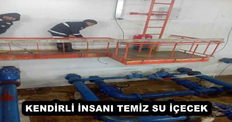 KENDİRLİ İNSANI TEMİZ SU İÇECEK