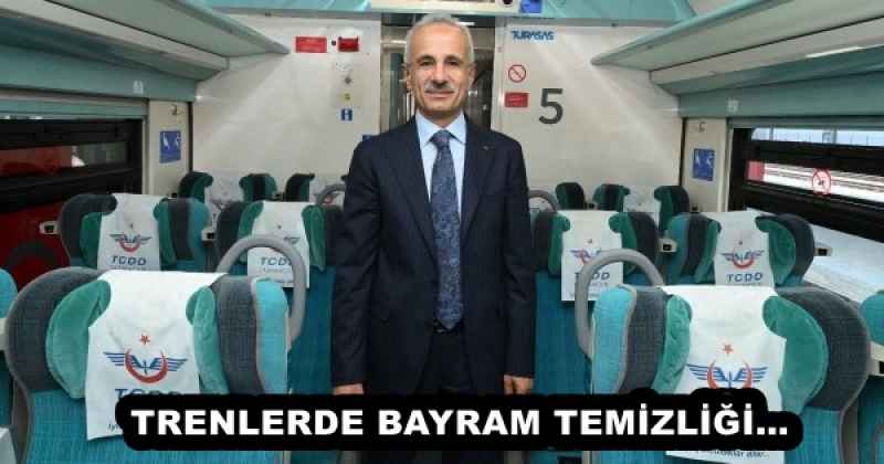TRENLERDE BAYRAM TEMİZLİĞİ…