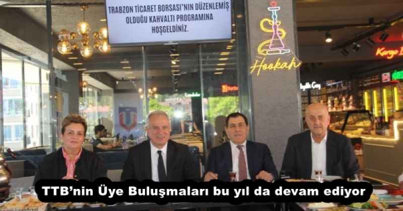 TTB’nin Üye Buluşmaları bu yıl da devam ediyor