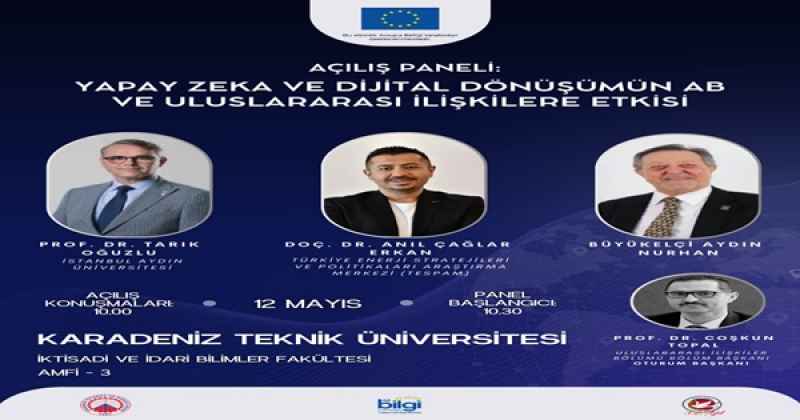 Yapay Zeka Çağında Diplomasi ve Uluslararası İlişkiler Kongresi Trabzon’da düzenleniyor