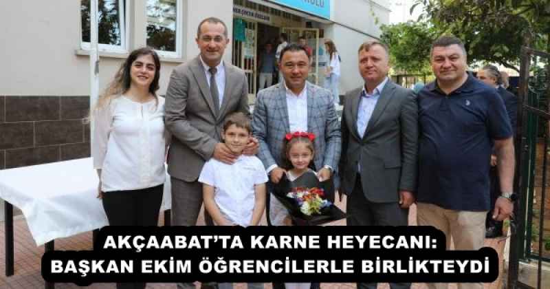 AKÇAABAT’TA KARNE HEYECANI: BAŞKAN EKİM ÖĞRENCİLERLE BİRLİKTEYDİ