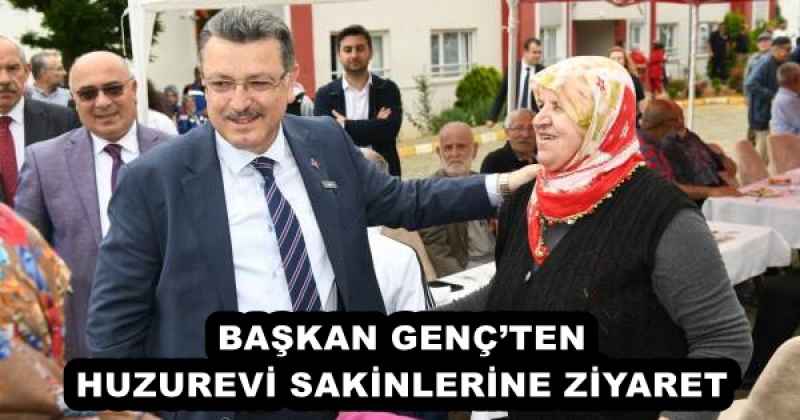 BAŞKAN GENÇTEN HUZUREVİ SAKİNLERİNE ZİYARET