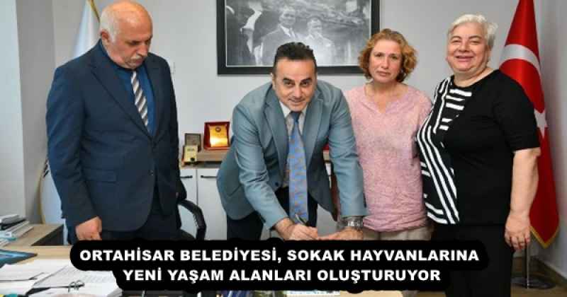 ORTAHİSAR BELEDİYESİ, SOKAK HAYVANLARINA YENİ YAŞAM ALANLARI OLUŞTURUYOR