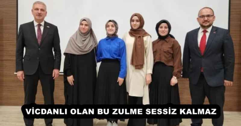 VİCDANLI OLAN BU ZULME SESSİZ KALMAZ