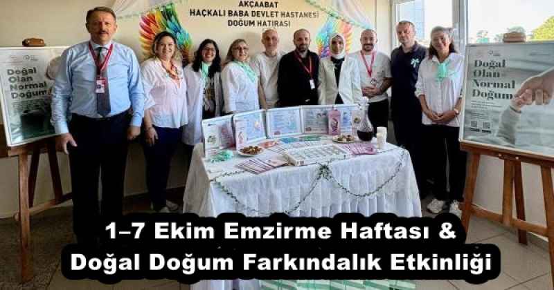 1–7 Ekim Emzirme Haftası & Doğal Doğum Farkındalık Etkinliği