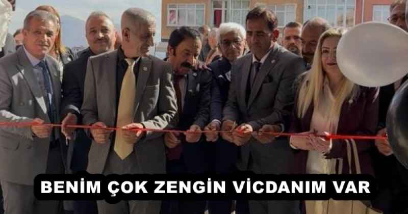 BENİM ÇOK ZENGİN VİCDANIM VAR