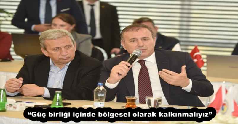 “Güç birliği içinde bölgesel olarak kalkınmalıyız”