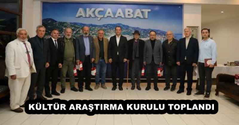 KÜLTÜR ARAŞTIRMA KURULU TOPLANDI