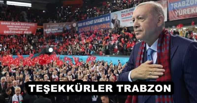 TEŞEKKÜRLER TRABZON