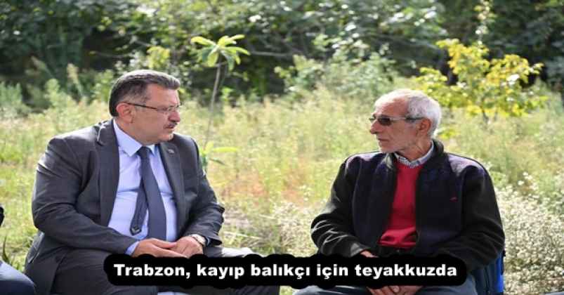 Trabzon, kayıp balıkçı için teyakkuzda