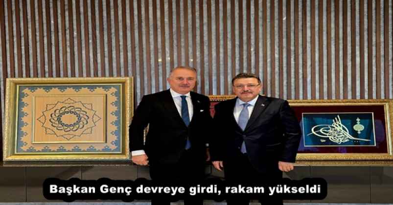 Başkan Genç devreye girdi, rakam yükseldi