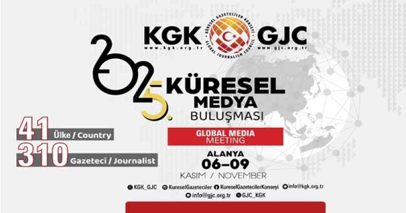 KGK “5. Küresel Medya Buluşması” Alanya’da başlıyor