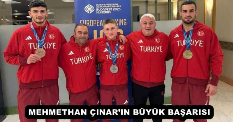 MEHMETHAN ÇINAR’IN BÜYÜK BAŞARISI