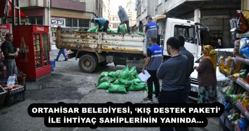 ORTAHİSAR BELEDİYESİ, ‘KIŞ DESTEK PAKETİ’ İLE İHTİYAÇ SAHİPLERİNİN YANINDA… 