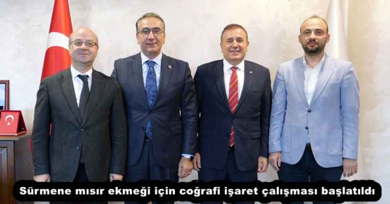 Sürmene mısır ekmeği için coğrafi işaret çalışması başlatıldı