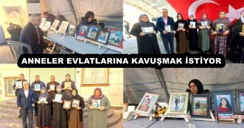 ANNELER EVLATLARINA KAVUŞMAK İSTİYOR 