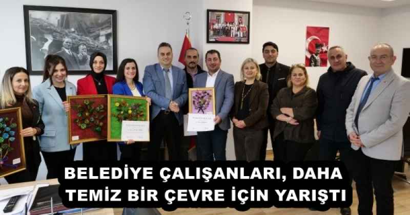 BELEDİYE ÇALIŞANLARI, DAHA TEMİZ BİR ÇEVRE İÇİN YARIŞTI