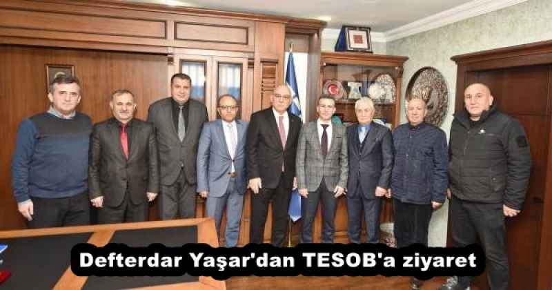 Defterdar Yaşar'dan TESOB'a ziyaret