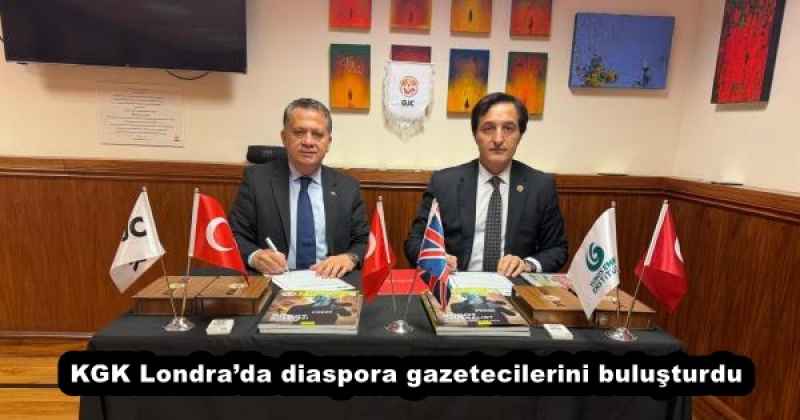 KGK Londra’da diaspora gazetecilerini buluşturdu