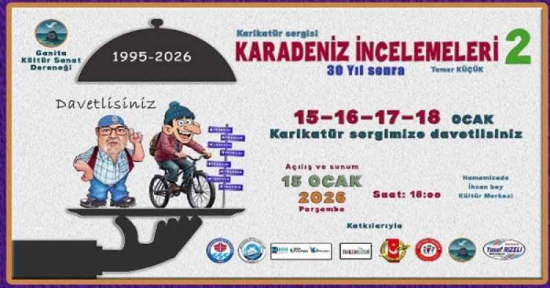TAMER KÜÇÜK’TEN 30 YIL SONRA GELEN SERGİ: “KARADENİZ İNCELEMELERİ – II”