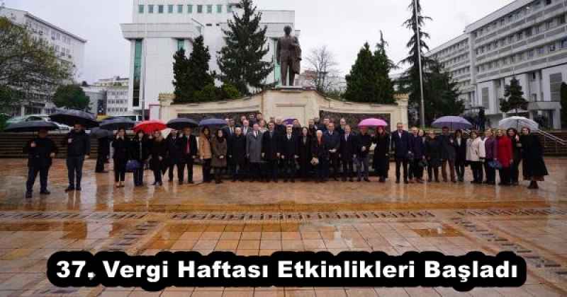 37. Vergi Haftası Etkinlikleri Başladı