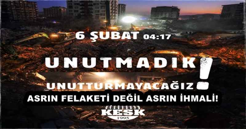 ASRIN FELAKETİ DEĞİL ASRIN İHMALİ!