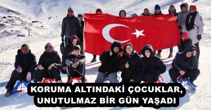 KORUMA ALTINDAKİ ÇOCUKLAR, UNUTULMAZ BİR GÜN YAŞADI