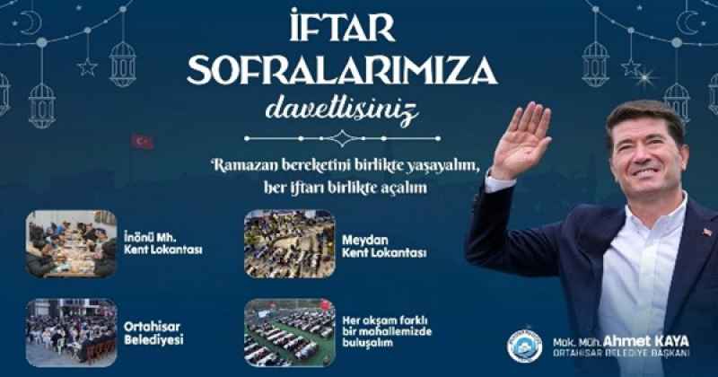 ORTAHİSAR’DA RAMAZAN HEYECANI YAŞANIYOR