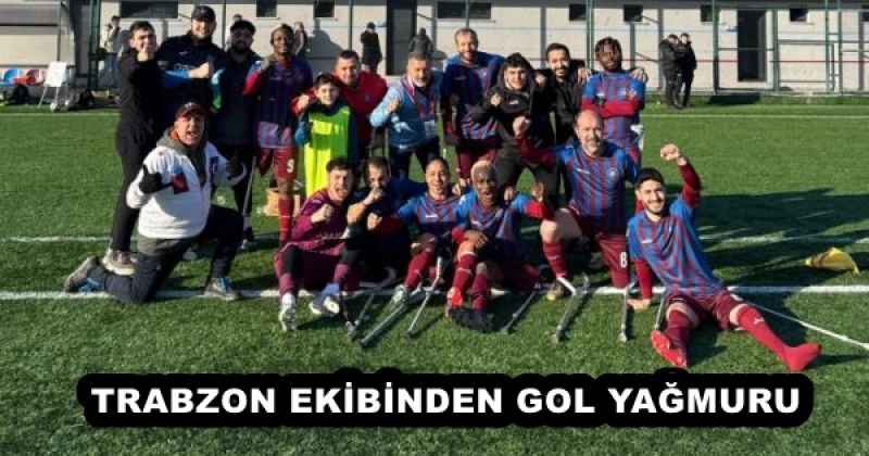 TRABZON EKİBİNDEN GOL YAĞMURU