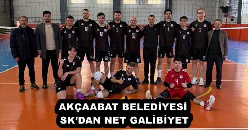 AKÇAABAT BELEDİYESİ SK’DAN NET GALİBİYET