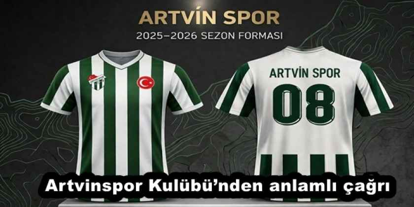 Artvinspor Kulübü’nden anlamlı çağrı