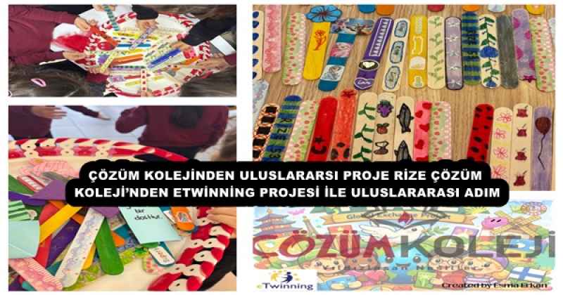 ÇÖZÜM KOLEJİNDEN ULUSLARARSI PROJE RİZE ÇÖZÜM KOLEJİ’NDEN ETWİNNİNG PROJESİ İLE ULUSLARARASI ADIM