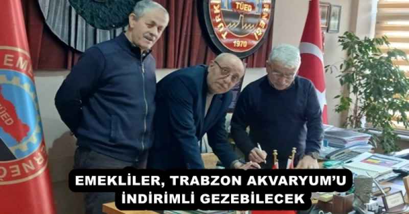 EMEKLİLER, TRABZON AKVARYUM’U İNDİRİMLİ GEZEBİLECEK