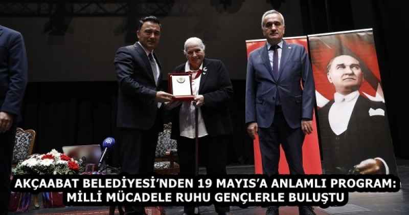 AKÇAABAT BELEDİYESİ’NDEN 19 MAYIS’A ANLAMLI PROGRAM: MİLLİ MÜCADELE RUHU GENÇLERLE BULUŞTU